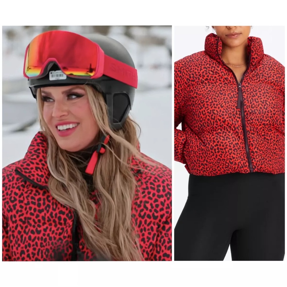 Fabletics Cropped Puffer Jacket